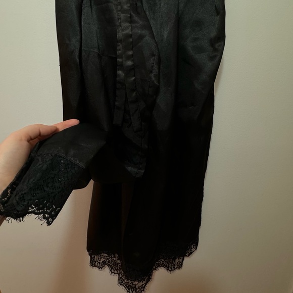 Satin Night Gown & Pyjama Set - Picture 4 of 5